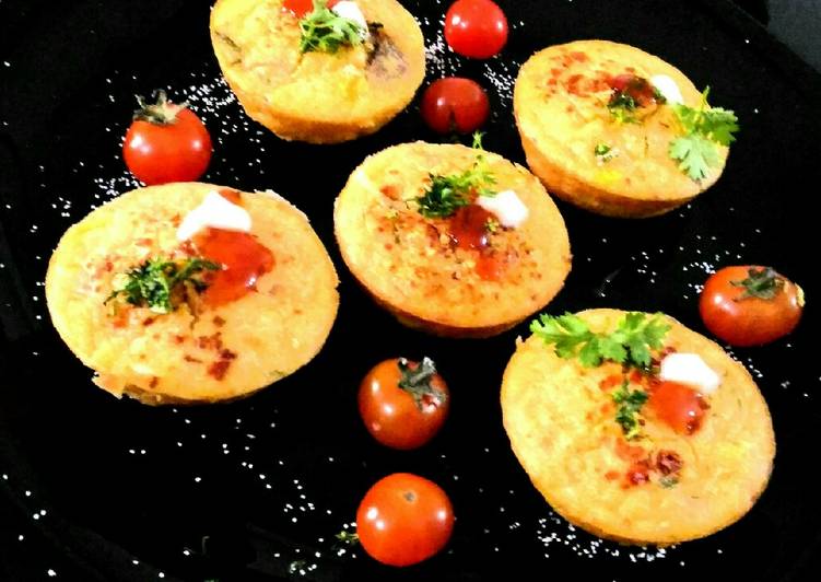 Recipe of Ultimate Corn and otts savory muffins