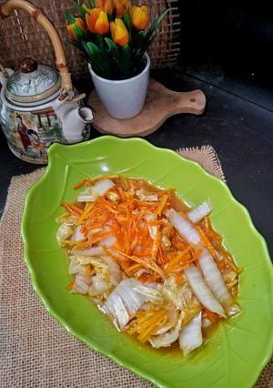 Foto resep Tumis Sawi Putih Wortel
