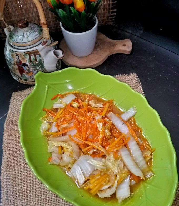 Foto resep Tumis Sawi Putih Wortel