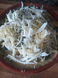 Una foto de Acelgas con bechamel gratinadas
