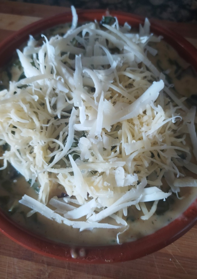 Una foto de Acelgas con bechamel gratinadas