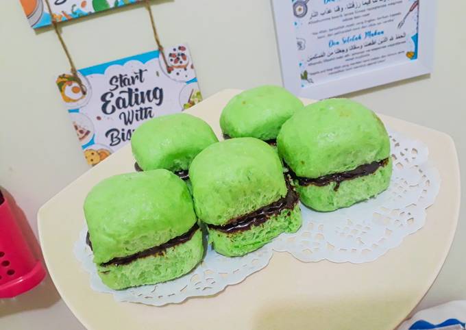 Ini dia! Resep bikin Roti Kukus Pandan yang sedap