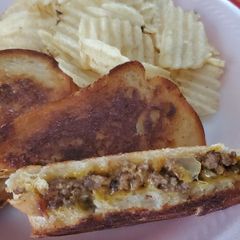 A picture of Taco Style Patty Melt.