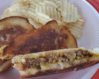 Fresh, Cooking Recipe Taco Style Patty Melt Savory Delicious