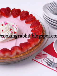 A picture of Sweetheart pink pie.