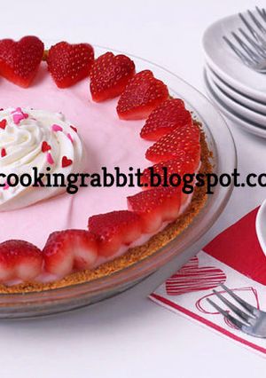 A picture of Sweetheart pink pie.