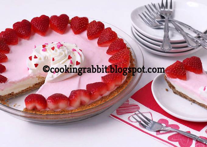 Sweetheart pink pie