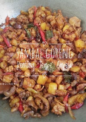 Foto resep Sambal Goreng Kentang Tempe Ampela (Non MSG)