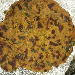A picture of Methi millet thepla.