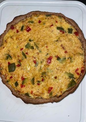 Una foto de Tarta de pollo y zapallito