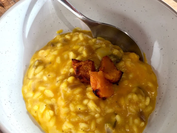 Easy Way Make ‘Cheesy’ Vegan Squash Risotto the So Delicious Appealing