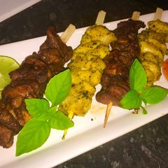 A picture of Street Food Thai Chicken Skewers.