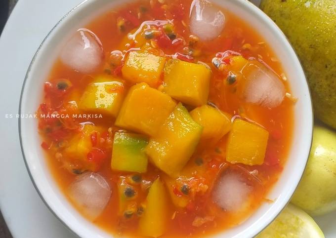 Resep Es Rujak Mangga Markisa, Enak