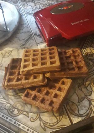 Una foto de Wafles saludables