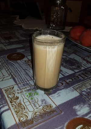 Una foto de Malta con leche condensada