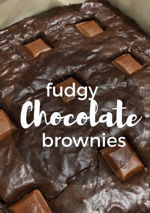 Foto resep Fudgy Chocolate Brownies