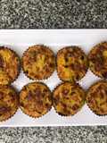 Muffins de vegetales sin harina refinada