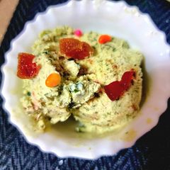 A picture of Paan ice cream.