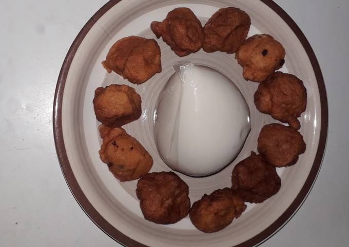 Recipe of Super Quick Bean Cake and Baked Corn