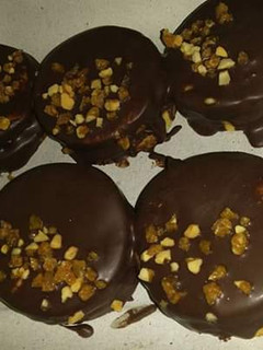 Una foto de Alfajores de chocolate