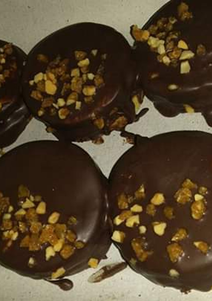 Una foto de Alfajores de chocolate