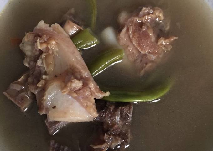 Bagaimana Menyiapkan Asem-asem balungan, Enak Banget