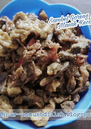 Foto resep Sambel Goreng Ati Masak Kecap (Resep Bima)