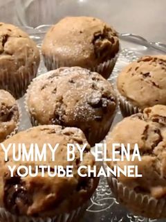 A picture of Amazing and Healthy Banana Chocolate Muffins l Easy Breakfast l Recipe for Any Occasion.