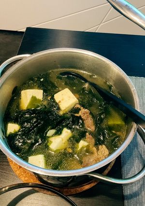 Hình của món Canh rong biển.