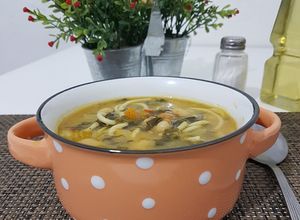 Una foto de Minestrone o menestron