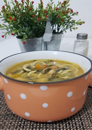 Una foto de Minestrone o menestron