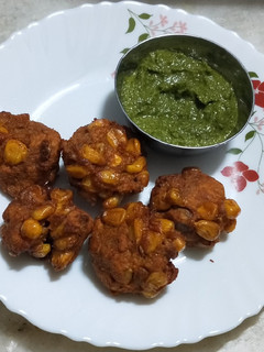 A picture of Quick Crispy Corn Pakoda.