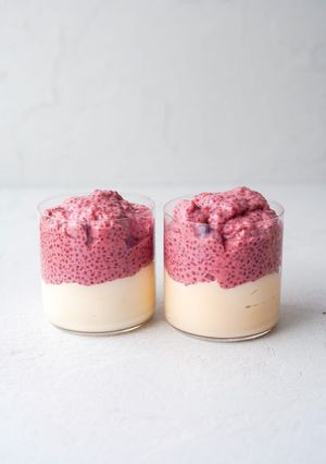 A picture of Berry Chia Pudding.