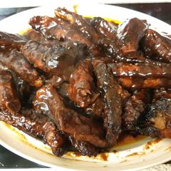 My Lovely Spicy Rib sauce mixed with Smoked BBQ Sauce A picture of My Lovely Spicy Rib sauce mixed with Smoked BBQ Sauce.