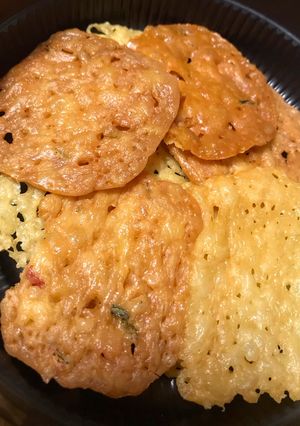 A picture of Low Carb (Keto- Friendly) Cheddar chips.
