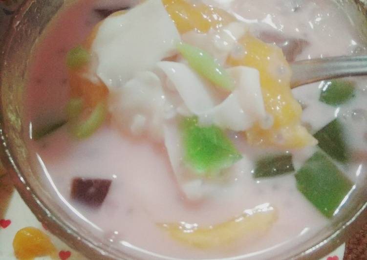 Cara Gampang Membuat Es campur, Enak