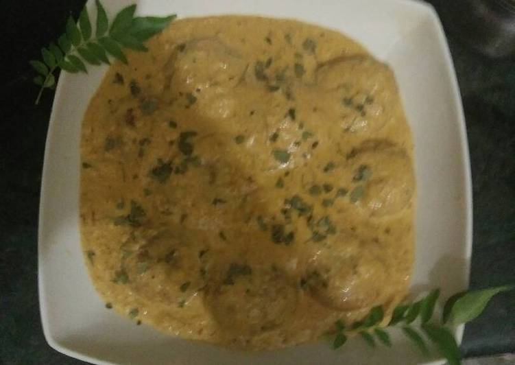 Recipes for Creamy kofta curry