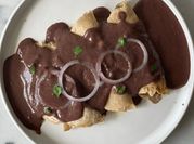 Una foto de frijoles veganas