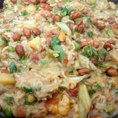 Mix Vegetable and Peanut Khichdi A picture of Mix Vegetable and Peanut Khichdi.