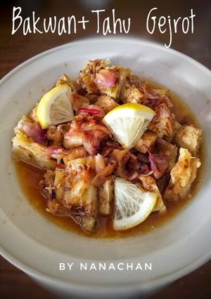 Foto resep Bakwan+tahu gejrot