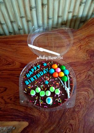 Foto resep Puding Ultah ~ Puding Coklat Lapis Oreo