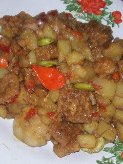 Foto resep Sambel goreng kentang krecek