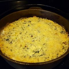 A picture of Hot Spinach Artichoke Dip.