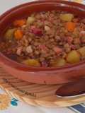 Potaje de lentejas con jamón