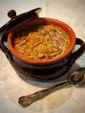 Pasta e fagioli con le bavette spezzate