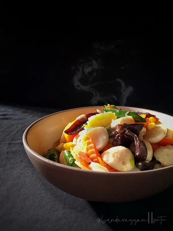 Cara Gampang Membuat Resep Capcay baso ikan yang Bisa Manjain Lidah Anti Ribet, Uenak Banget