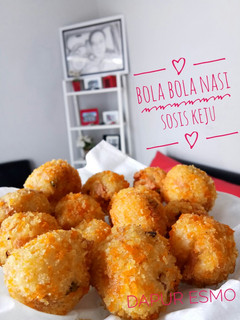 Foto resep Bola bola nasi sosis keju