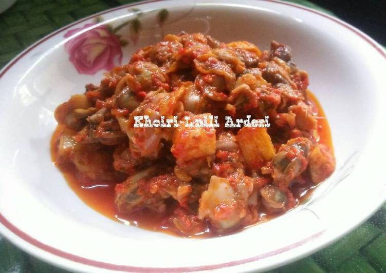 Resep Sambalado kerang, Sempurna