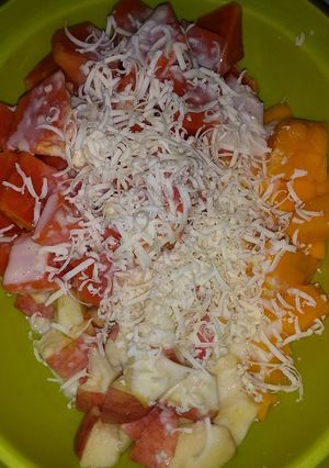 Foto resep Salad buah fiber crime