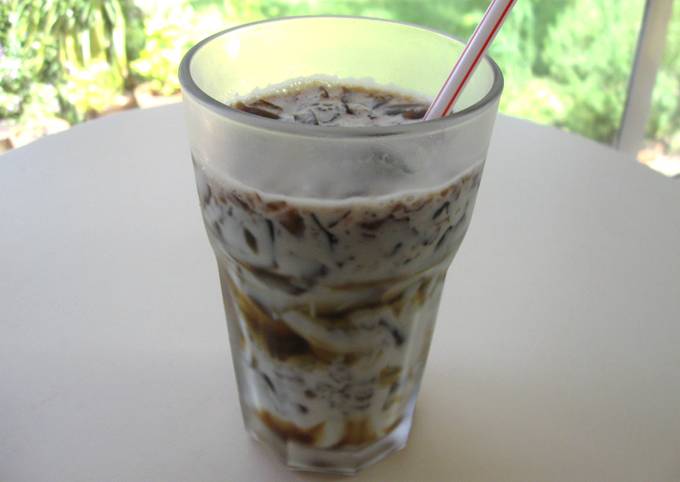 Coffee Jelly Milk